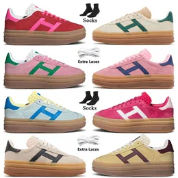 Scarpettedrittes Designer Designer Domande donne in pelle scamosciata in pelle scamosciata sneaker audace Wonder Quart Black Gum quasi blu giallo Vero Vero Pink Cream Cloud Allenatori Taglia 36-40