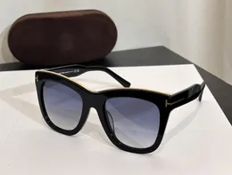 5a óculos Tomfort ft0685 Julie ft0711 Fausto Sunglasses Designer Eyewear para homens Mulheres 100% UVA/UVB com copos Fendave FT0833