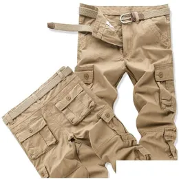Pantaloni da uomo maschile mimetico cargo di cotone casual mti taschette militari tattici streetwear tubine di lavoro da lavoro lunghi pantaloni deli otiwt