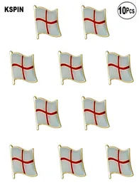 England Flagge Annadel -Pin -Flaggen -Badge Brosche Pins Abzeichen 10pcs ein Lot9490040