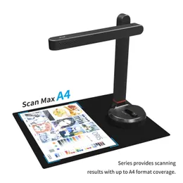 Netum Book Scanner T101 Scanner de documentos de foco automático Max A4 A3 Tamanho com lâmpada de mesa de mesa LED Smart OCR Para o escritório em casa da família 240507