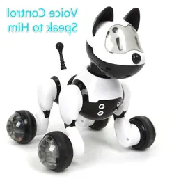Voice Youdi Control Robot and Cat Smart Toy Dog Pet Interactive Robotic Dancing Walk Electronic Animal Program Gesture L72787 Niod