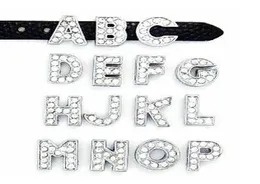 8mm Vollversestone Dia Letter Letters Quotkt kann jeden Buchstaben 20pcslot für DIY -Telefonstreifen Bracelet2743168 auswählen