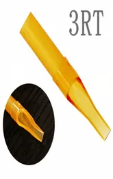 일회용 문신 팁 50 PCS 3RT 노란색 플라스틱 멸균 노즐 튜브 문신 문신 머신 3350835