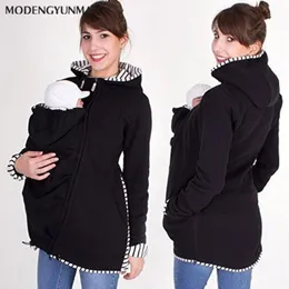 Modengyunma Matnity Coats Kurtka zimowa dla kobiet w ciąży odzież wierzchnia długi rękaw stał