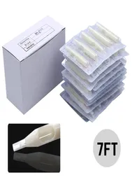 Tattoo -Nadeldüsen Tipps 7ft flach 50pcs Einweg Tattoo Plastiktipps3264668