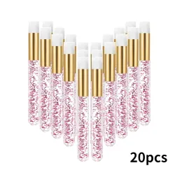 Cílios 20pcs escovas de limpeza do nariz Face Blackheads Acne Cleanse Cinelas Extensão Ferramentas de Limpeza de Cristal