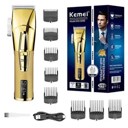 Trimmer włosów KEMEI 5096 Profesjonalny 2-sped silnik do włosów Clipper dla mężczyzn Regulowany elektryczne włosy Trimmer do fryzury maszyny T240507