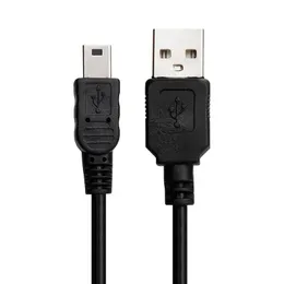 2024 Cabeça reta 90 graus ângulo esquerdo/direito USB 2.0 Um homem para mini-b masculino 5pin Adaptador de dados Cabo 3D Parte de 3,5m para 3D