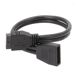 Flessibile USB3.0 19pin 20pin da maschio a femmina Connettività migliorata per cavo femminile