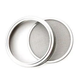 Deckel Edelstahl Jar Spross Deckel Samen Sprossen Deckel breiter Mason Jar Deckel Mesh Bildschirmsiegfilter Filter -Sprouter -Keimator