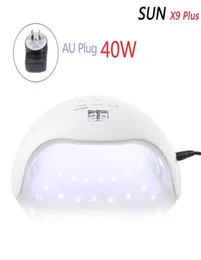 40W UV Gel Quick Dry LED Lamp Nail Adapter Dryer All Skin Types Nail 30s 60s 99s Low Heat Mode Art Tools271c3557292