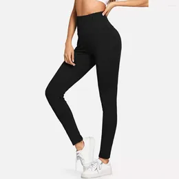 Frauenhose Casual Sport Yoga Leggings Frauen solide hohe Taille Aktivkleidung Jogger Kleid für Fitnessstudio Kee