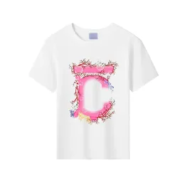 Designer infantil de algodão puro de algodão curto Casto de algodão garotas roupas meninos meninas camiseta clássica 10 cores tshirts round pesco