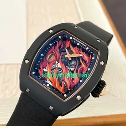RM Luxury Watches Mechanical Watch Mills RM26-02 Tourbillon Evil Eye Tourbillon Sınırlı Sürüm Saati STH4