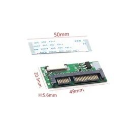 24 Pin ZIF bis 22 Pin Sata -Konverter -Adapterkarte 1,8 -Zoll -Lebensdauer bis 2,5 Zoll SATA 24 PIN SATA LIFEL CONNECTER PCB -Adapter für MAC