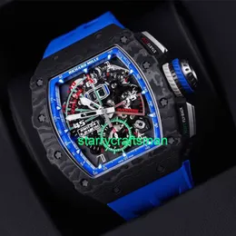 RM Luxury Watches Mechanical Watch Mills Men's Rm11-04 Automatic Mechanical Men's Mancini Limited Cutout Dial 49.94x44.50mm Complete Set st6C