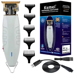 Shavers elettrici Kemei 1931 Potente Terretta per la barba della barba per capelli elettrici per uomini La lama di taglio ricaricabile per capelli clipper può essere zero T240507