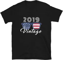 Męskie koszulki Retro 2019 Okulsje przeciwsłoneczne Anime Graphic T-shirt dla męskich i damskich koszulek z krótkim rękawem Nowe przybycie na unisex Summerl2405