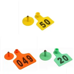 Other Pet Supplies Tags Cattle Ear Plastics With Number 001100 Animal For Cows Goats Drop Delivery Home Garden Dhwps
