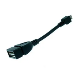 Hela 3000PCSLOT NEW OTG Micro USB -kabeladapter för smartphone Galaxy S2 S3 I9300 I9100 Obs N7000 I922071539075684658
