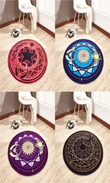 Cartoon Card Captor Sakura Rug Mat Magic Array Carpet Doormat Antislip Plush Princess Creative Handmased Living Room Coffee Table 24745395