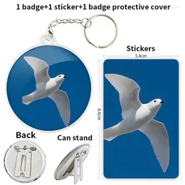 Spille nevy petrel animali in antartide badge bassa di ancoraggio periferiche periferiche regalo per amante dei vestiti di vagoni per tag per il torace amante