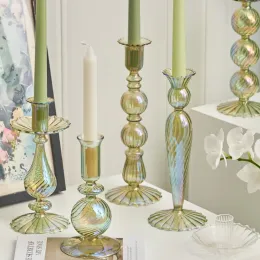 Holders Floriddle Candlestick Holder for Wedding Decoration Christmas Decoration Home Decoration Accessories Glass Candle Holder Vase