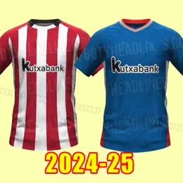 2024 2025 Bilbao Club Soccer Jerseys 24 25 Athletic Aduriz Vencendor Williams Muniain I.Martinez Berenguer Ander Herrera Simon Football Men Shirt Home Away