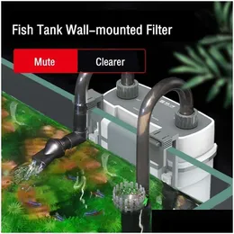 Filtração aquecimento de peixe tanque de peixe filtro aquário aquário externo bomba de água montada Circation Pequena Circation Electric Remover Oil Film Dr Dhavl