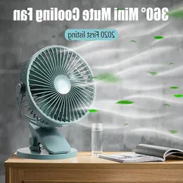 Mini gadget Nuovo clip Desktop Fan Desktop Mute Portable 3 per Super Cooling Refresco Speed Office 360 ﾰ Fans Car Cool Home Travel Dgiam