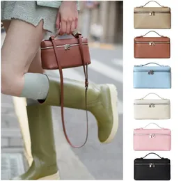 Designer women bag makeup bags l19 lunch box lp luxury handbags l27 outdoor canvas leather bags for women tasche popular shoulder bag zb021 B4