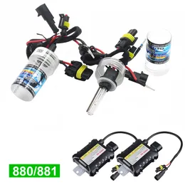 880 881 AC HID Xenon Replacement Bulbs Kit med 55W DC Slim Digital Ballast Car 4300K ​​6000K 8000K 12000K Lamp Light Universal Plug and Play For Easy Install