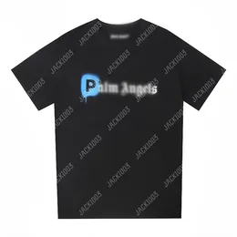 Palm 24SSs Sommerbriefdruck nur für PLZ Logo T -Shirt Freund Geschenk loser übergroßer Hip Hop Unisex Kurzarm Liebhaber Stil Tees Angels 2200 xvd