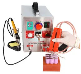 19kw LED Pulse Battery Spot Welder machine 709A Soldering Iron Station Spot Welding for 18650 16430 14500 Battery Pack3361447