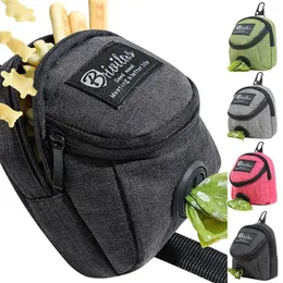 Dog Carrier Pet Treat Pouch Portable Multifunction Training Bag Outdoor Travel Poop Dispenser Durable Accessories