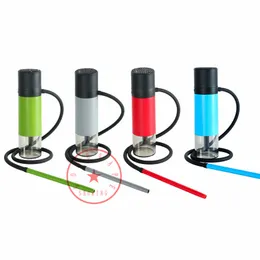 Bunte Tassen Style Pipes Kit Trockener Kräuter -Tabakfilter Shisha Shisha Rauchen Silikonschlauch Wasserrohr Autofahrzeug tragbare Hand innovative Zigarettenbonghalter DHL