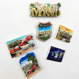 3pcsfridge Magnets Monaco Creative Tourism Souvenir Strain Uv Magnet Holrigrator Home Decor