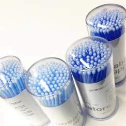 Seashine 100Pcs Bottle Microblading Micro Brushes Swab Lint Tattoo Permanent Supplies pincel maquiagem aplicador de sombra oj305S3317257