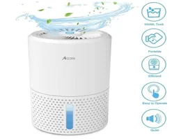 Other Home Decor Acare Dehumidifier Moisture Absorbers Air Dryer with 900ml Water Tank Quiet for Basement Bathroom Wardrobe 2211051894434