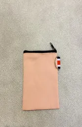 20pcs Coin Purses DIY unisex blank plain cotton Canvas short small bags red zipper casual wallets key cases8728381