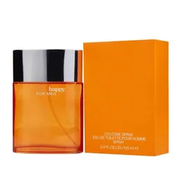 homem perfume masculino spray 100ml feliz para homens edt citrus nota aromática da edição vibrante cheiro vibrante presentes de natal8740091