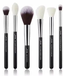 Blacksilver Professional Makeup Brushs Set Make Up Brush Tools Kit Kit Like Naturalsynthetic Hair234Q1648139