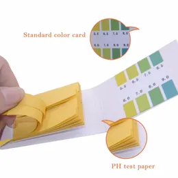 PH değeri 5.5-9.0 alkalin asit turnusol testi kağıt test cihazı 80 Şeritler İdrar Su Akvaryumu için PH Metre Gösterge Kağıdı