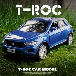 Diecast Model Cars 1 36 Volkswagen T-Roc Alloy Car Model Die-Casting and Toy Car Metal Car Model Simulation Pull-BackコレクションToysl2405