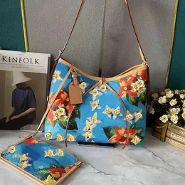 Lyx totes designer väska kvinnor handväskor stor kapacitet shopping påse axel väska kohud äkta leathe färgglad bokstav tryck mönster lady stor rese väska