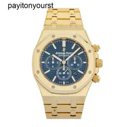 Audemar Pigue Watch Royal Oak APF Factory Chrono Auto lub Jaune Homme Montre 26320ba.oo.1220ba.02