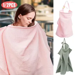 Blankets 1/2 Pcs Mother Privacy Breastfeeding Cover Soft Cotton Nursing Apron 100 X 65 Cm Lightweight Breathable For Mom Blanket