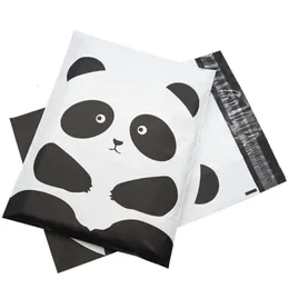 Embalagem de armazenamento Panda Logística Bolsas de atacado Courier Bag Transporte de compras Mylar Postal Business Holiday Party