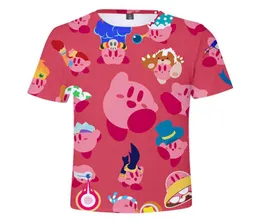 Vestiti per bambini estate manica corta fumetti 3d cartoni da kirby maglietta per ragazzi ragazze streetwear hip hop adolescenti ragazzi bambini tops2902781893